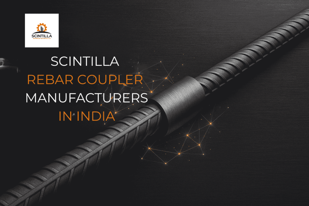 High-quality threaded rebar coupler connecting steel rebars – Scintilla, leading rebar coupler manufacturers in India
